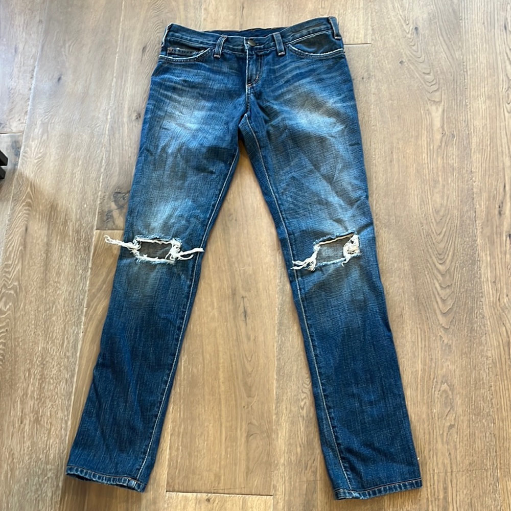 Current/Elliott Size 28 “the skinny” straight leg jean